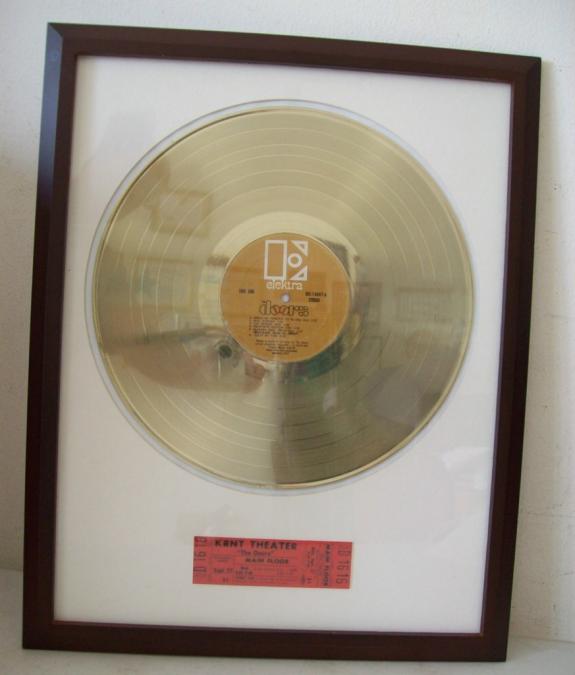 Gouden plaat LP The Doors Gold Top Merken Winkel